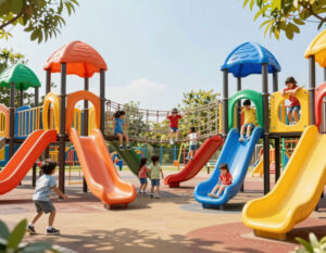 канатная конструкция для ребенка